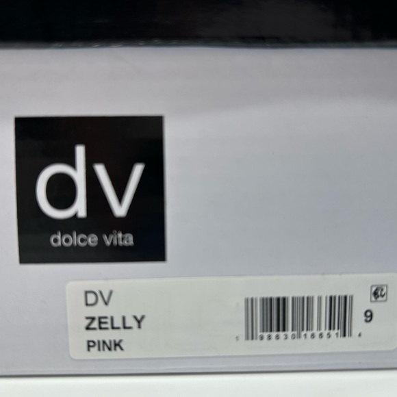 Dolce Vita Zelly Pink Strappy Mule Heels | Size 9 | New With Box - Picture 9 of 10